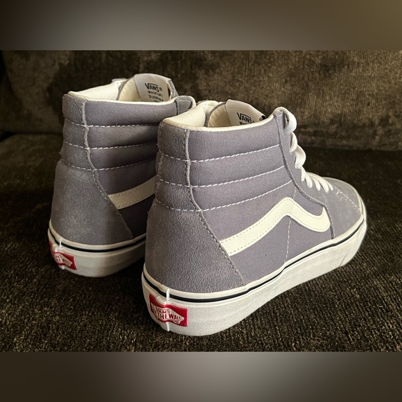 Vans SK8-HI Suede/Canvas Shoes Blue Color- Men’s Size 7 - Picture 7 of 14